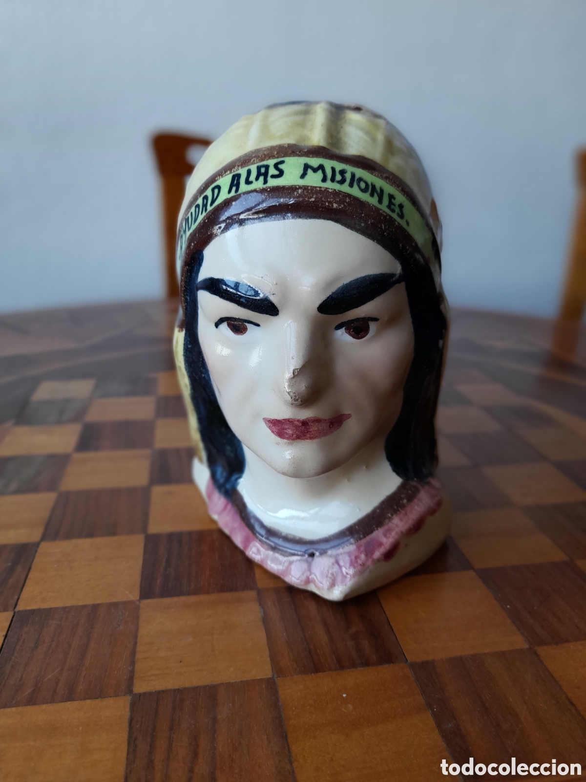 Antig&uuml;edades: Hucha de cer&aacute;mica del Domund
