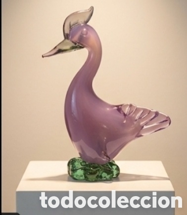 Antig&uuml;edades: Murano Soplado a Mano Efecto Alexandrita Impecable