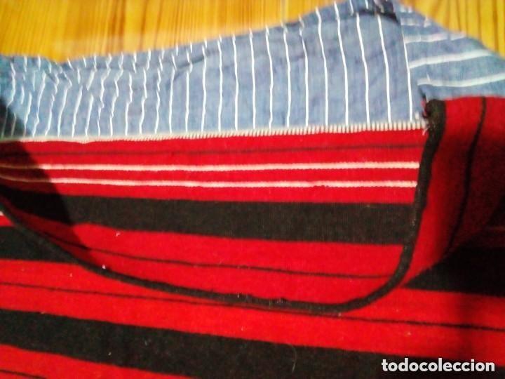 Antig&uuml;edades: COBERTOR DE TARIMON MANCHEGO CON ALMOHADON DE LANA - Foto 5