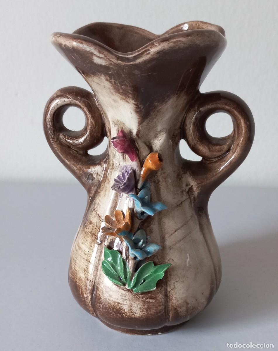 Antig&uuml;edades: DOS JARRONES FLOREROS CAPODIMONTE - Foto 8