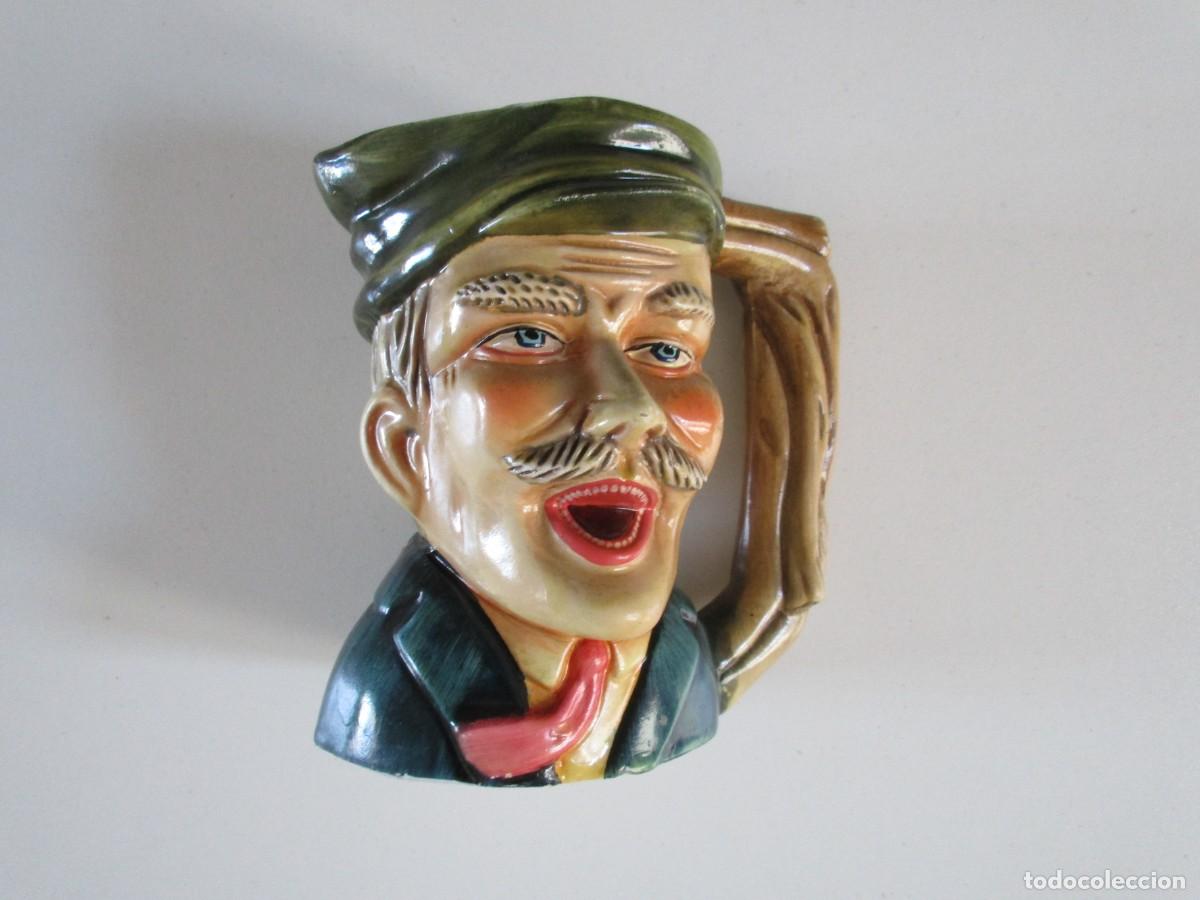 Antiquit&eacute;s: TOBY JUG DE CER&Aacute;MICA ARTESANAL - JARRA 13 CM