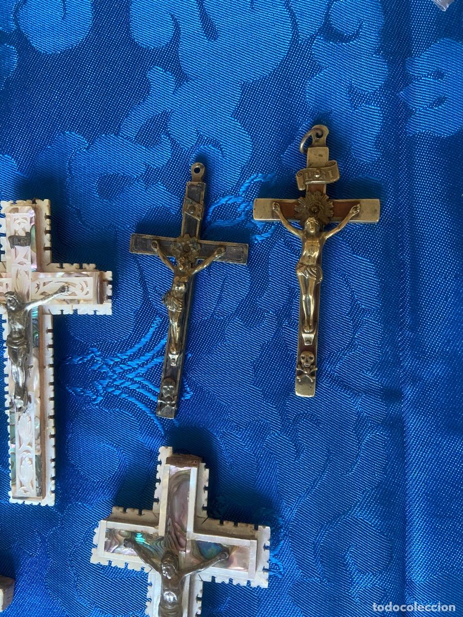 Antig&uuml;edades: 10 CRUCES DE DISTINTOS MATERIALES - Foto 3