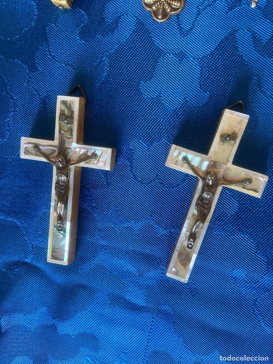 Antig&uuml;edades: 10 CRUCES DE DISTINTOS MATERIALES - Foto 5