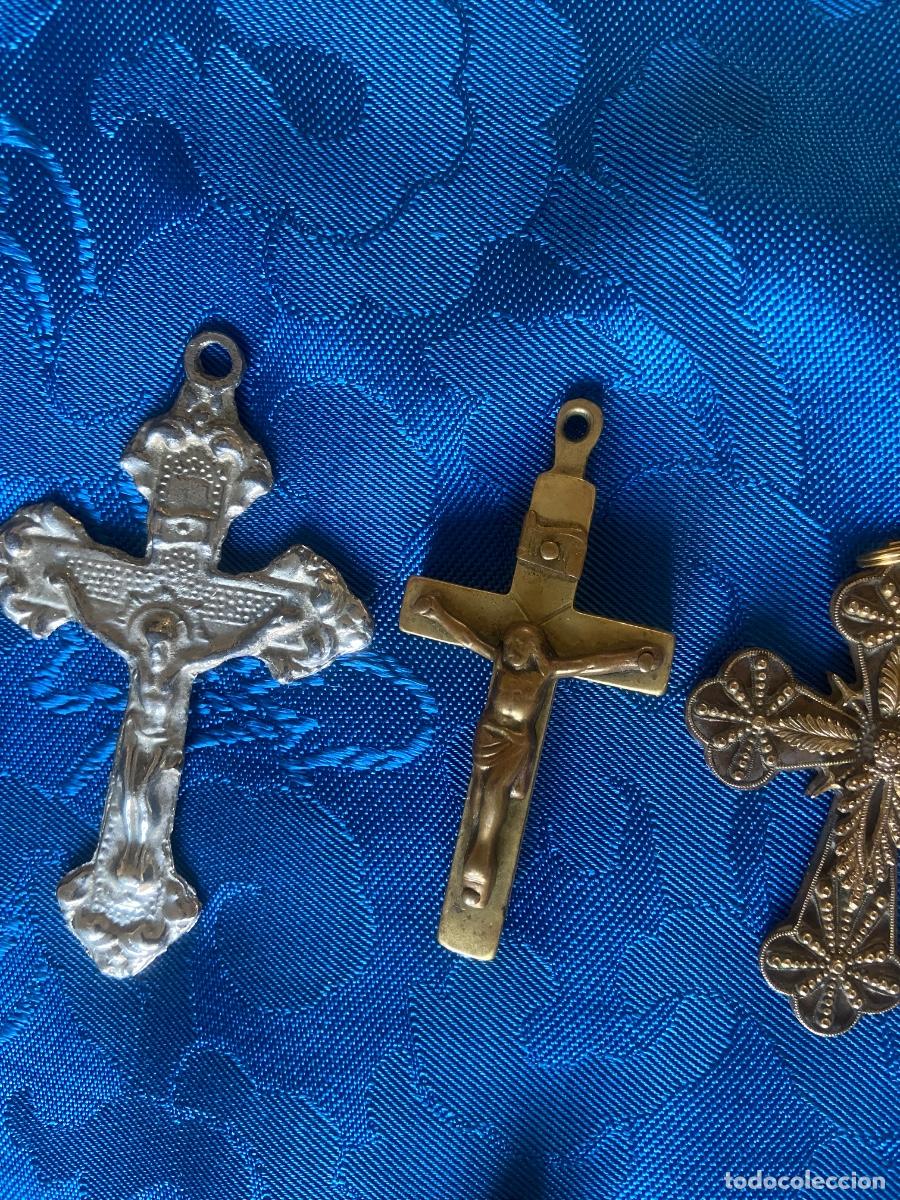 Antig&uuml;edades: 10 CRUCES DE DISTINTOS MATERIALES - Foto 7