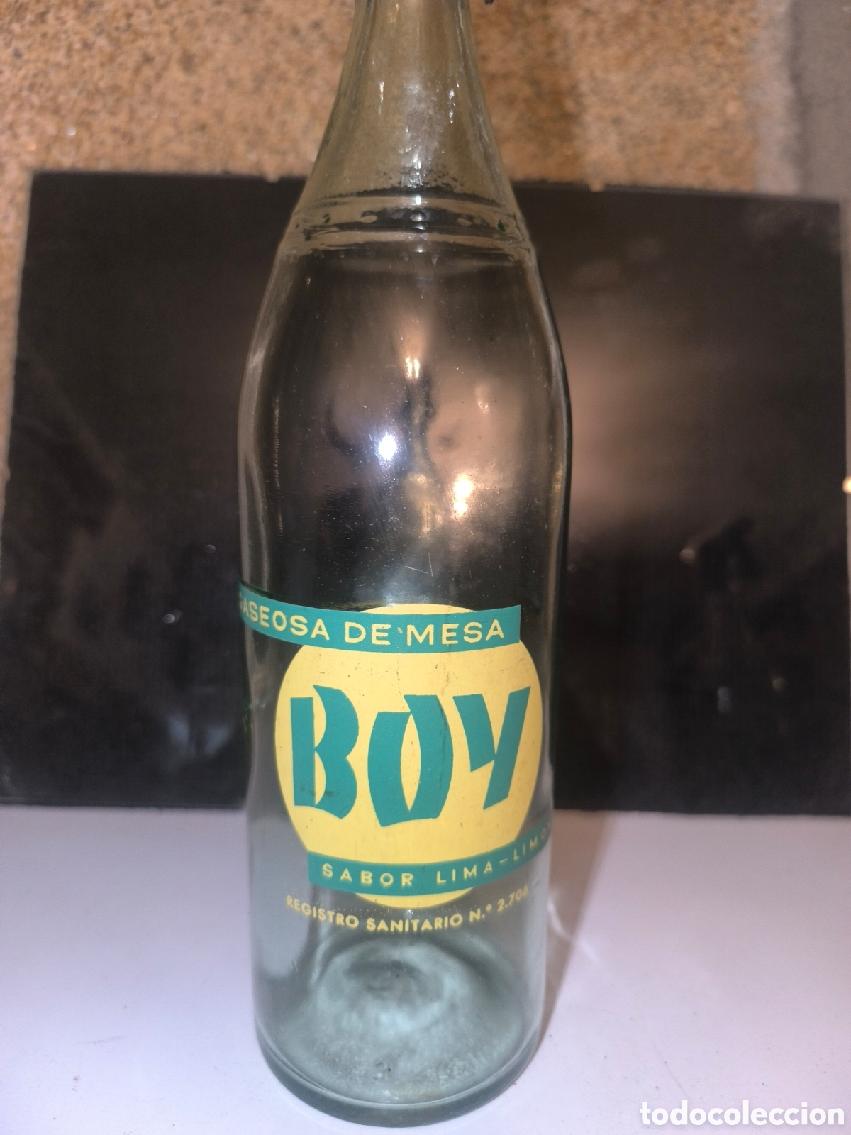 Antig&uuml;edades: Botella antigua de gaseosa