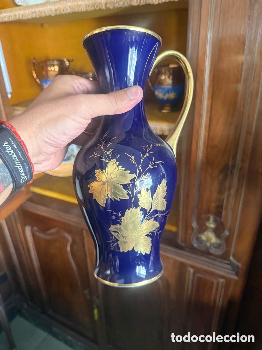 Antig&uuml;edades: Jarra decorativa de porcelana alemana Royal Porzellan Bavaria