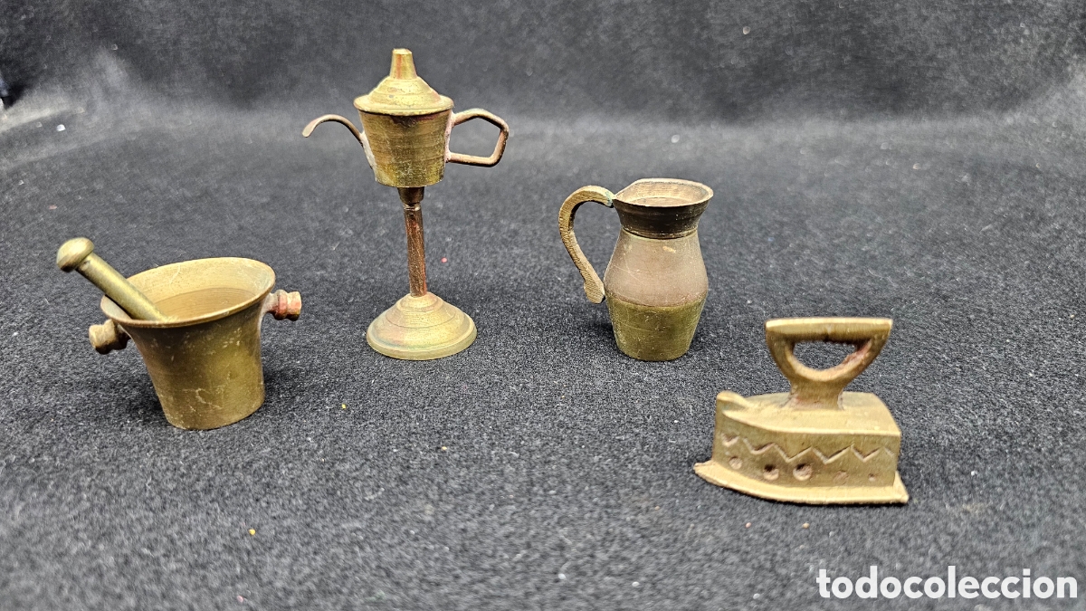 Antig&uuml;edades: Lote miniaturas de bronce