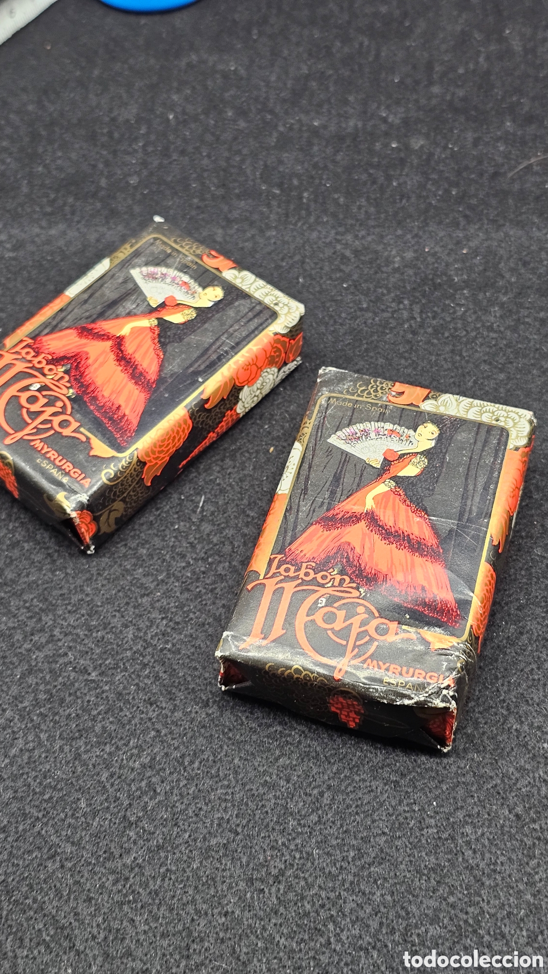 Antig&uuml;edades: pastillas de jab&oacute;n vintage de la Maja de la hist&oacute;rica casa de perfumes espa&ntilde;ola Myrurgia
