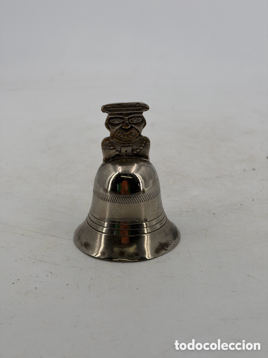 Antig&uuml;edades: Antigua Campana Plateada - Foto 2