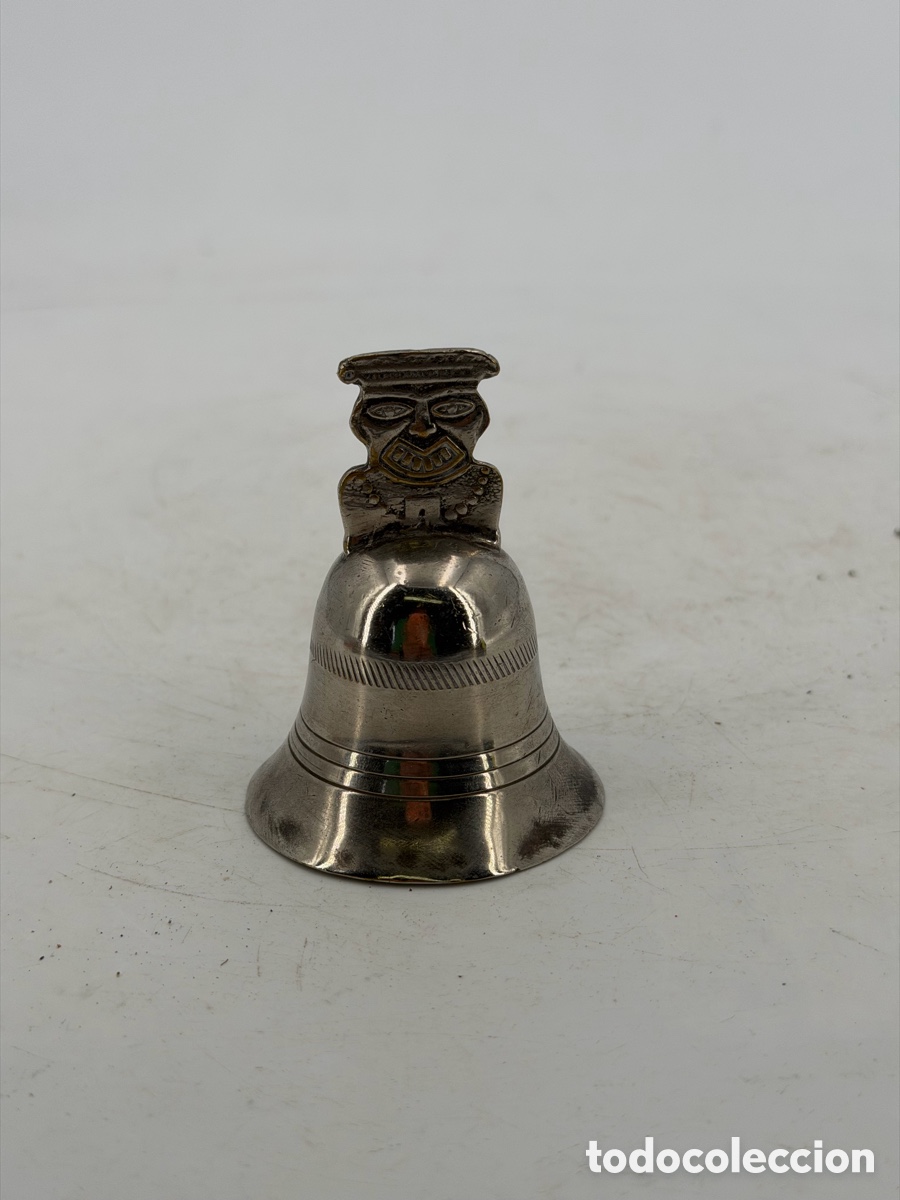Antig&uuml;edades: Antigua Campana Plateada - Foto 3