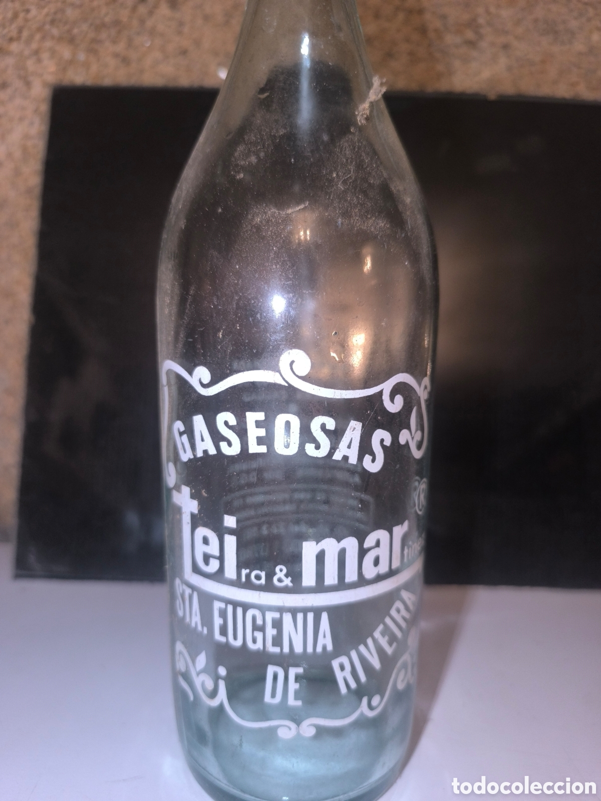 Antig&uuml;edades: Botella antigua de gaseosa
