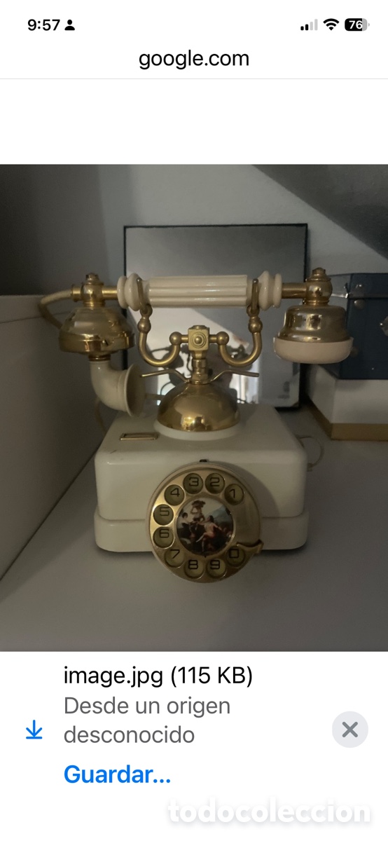 Antig&uuml;edades: Tel&eacute;fono modelo Estilo 1970