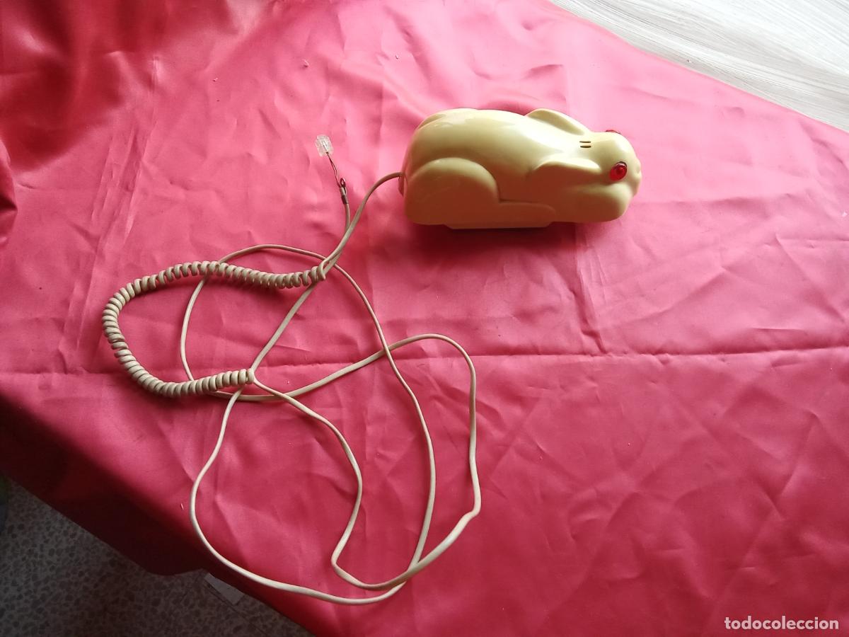 Antig&uuml;edades: Telefono vintage en forma de liebre o conejo, funciona. Caja T&eacute;cnica
