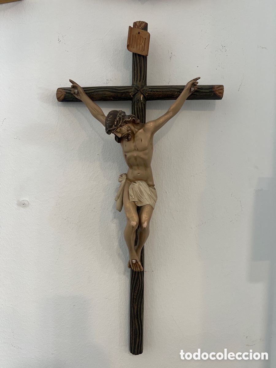 Antig&uuml;edades: CRUCIFIJO CL&Aacute;SICO DE PARED - Foto 2