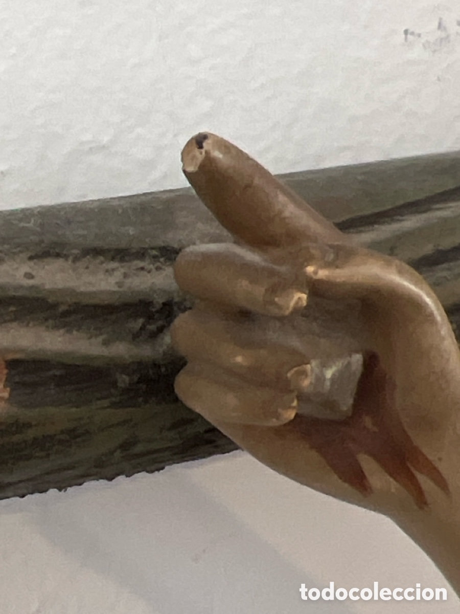Antig&uuml;edades: CRUCIFIJO CL&Aacute;SICO DE PARED - Foto 5