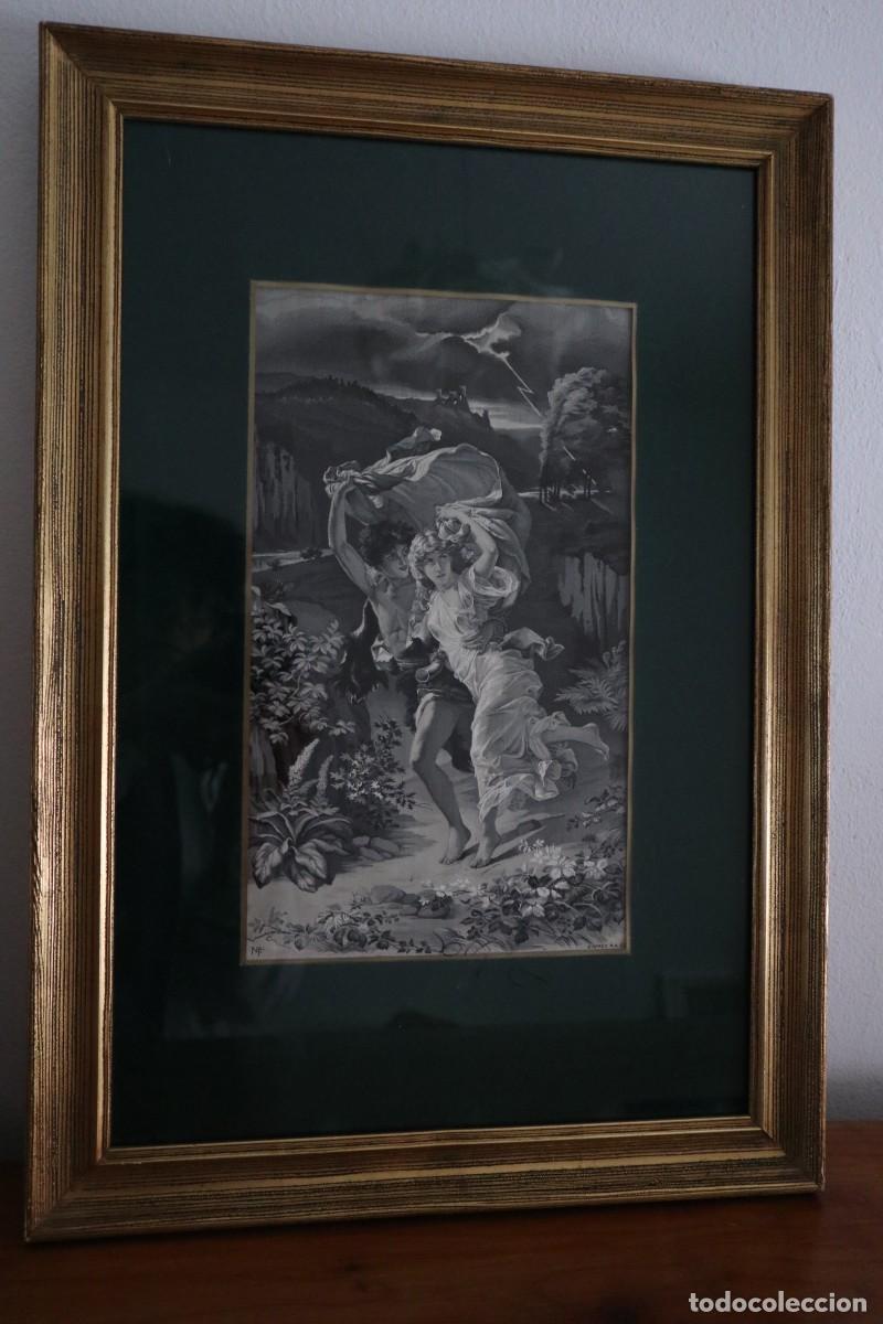 Antig&uuml;edades: Tapices de seda enmarcados - Foto 4