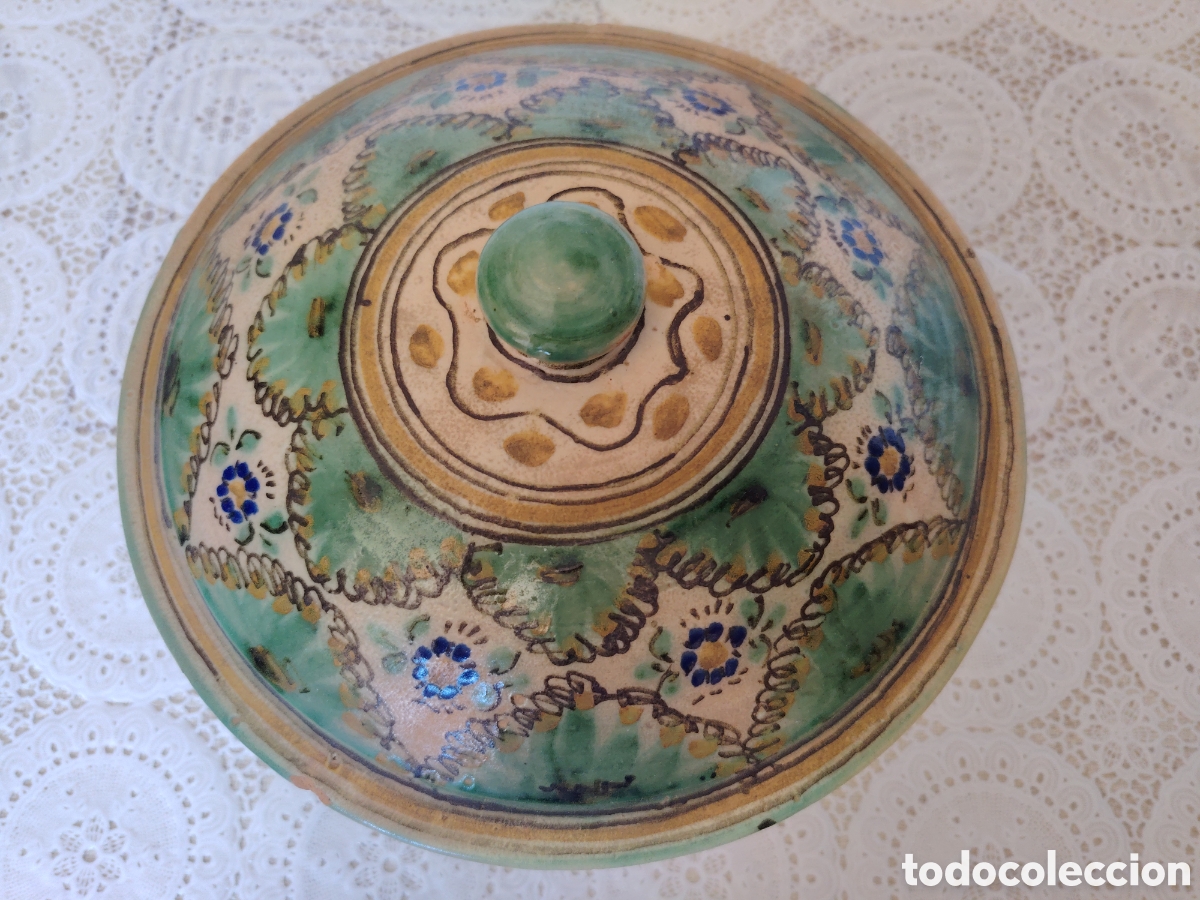 Antiques: Antigua sopera de cer&aacute;mica de Puente del Arzobispo