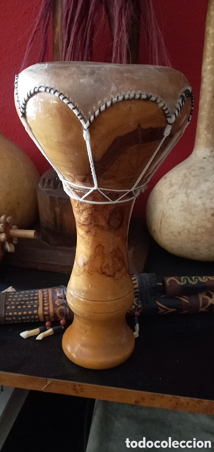 Antig&uuml;edades: TAMBOR DJEMB&Eacute; TRIBU AFRICANA