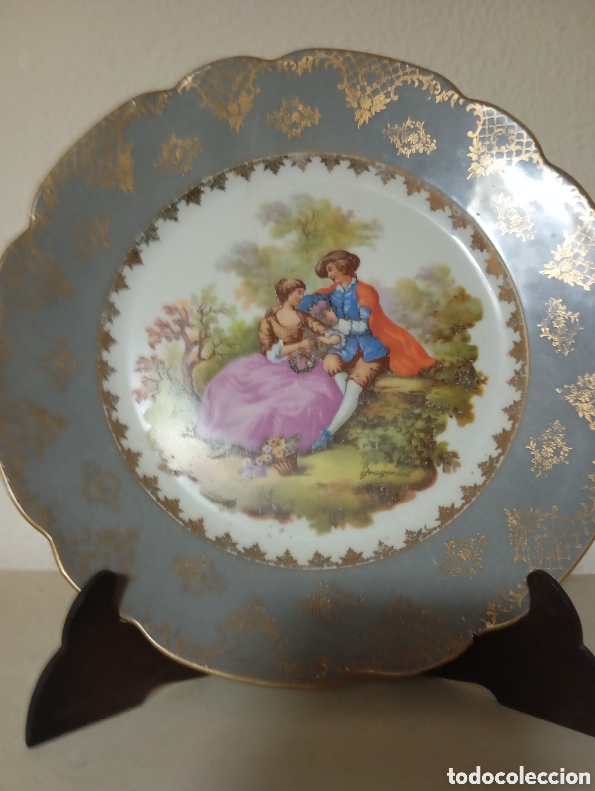 Antig&uuml;edades: Plato decoraci&oacute;n antiguo