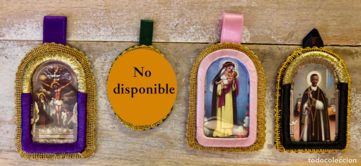 Antiguidades: Escapulario de prendedor o de colgar. Detente.