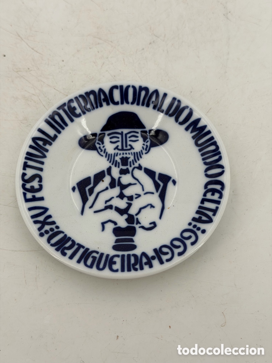 Antig&uuml;edades: Plato Cer&aacute;mica Sargadelos - Foto 3