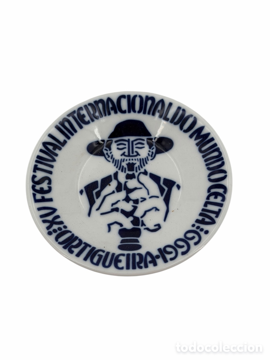 Antig&uuml;edades: Plato Cer&aacute;mica Sargadelos - Foto 1