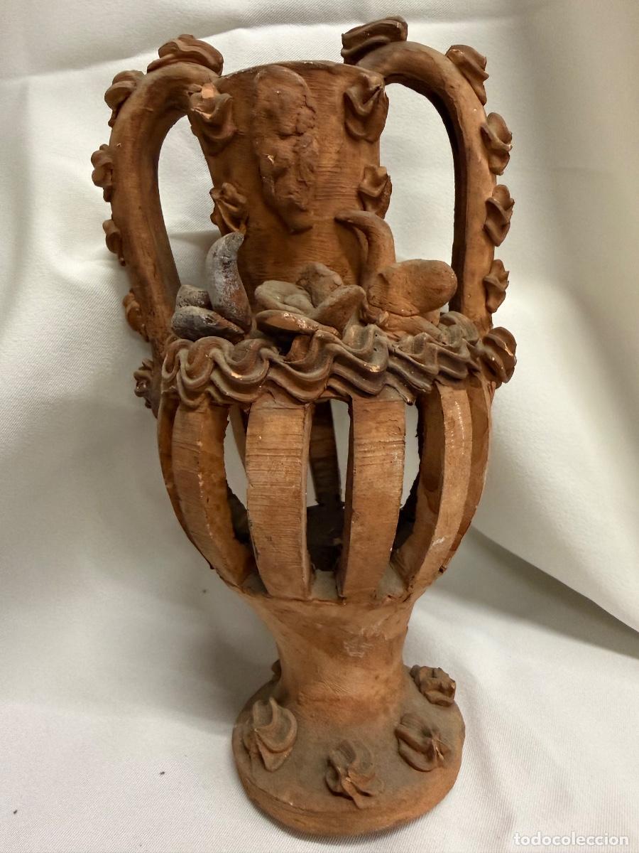 Antig&uuml;edades: Jarra Accitana o de Novia. Guadix. En terracota. 18cms