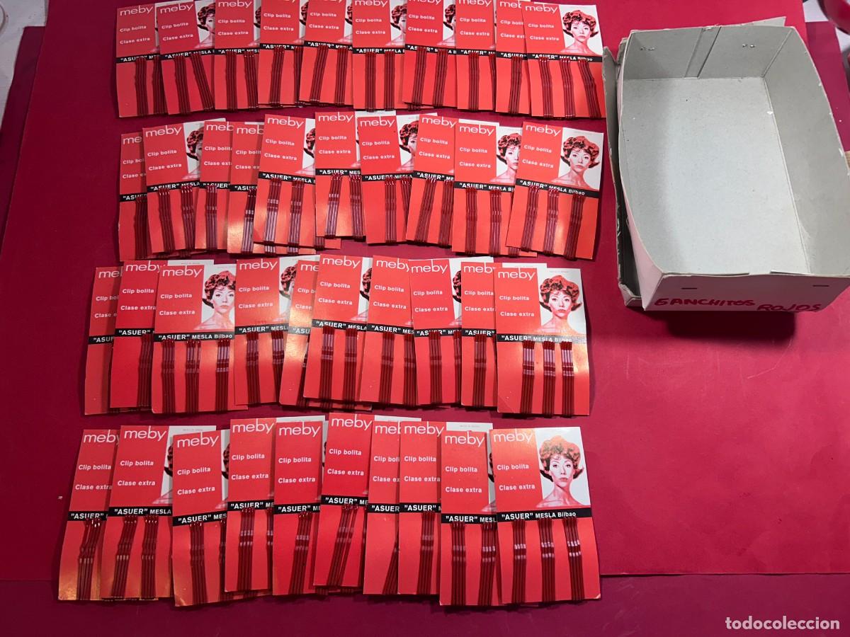 Antig&uuml;edades: CAJA 40 HORQUILLAS ROJAS MEBY