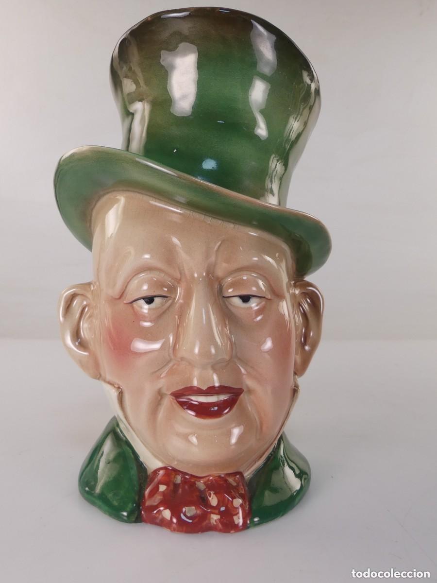 Antiquit&eacute;s: Beswick England Title Deeds, jarra de cer&aacute;mica Mr Micawbert Toby