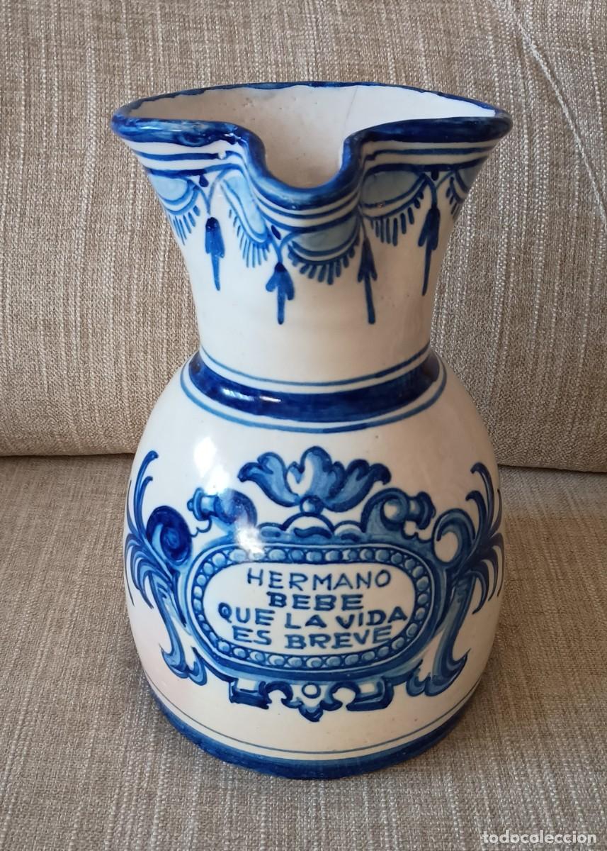 Antiguidades: ANTIGUA JARRA DE CERAMICA DE TALAVERA