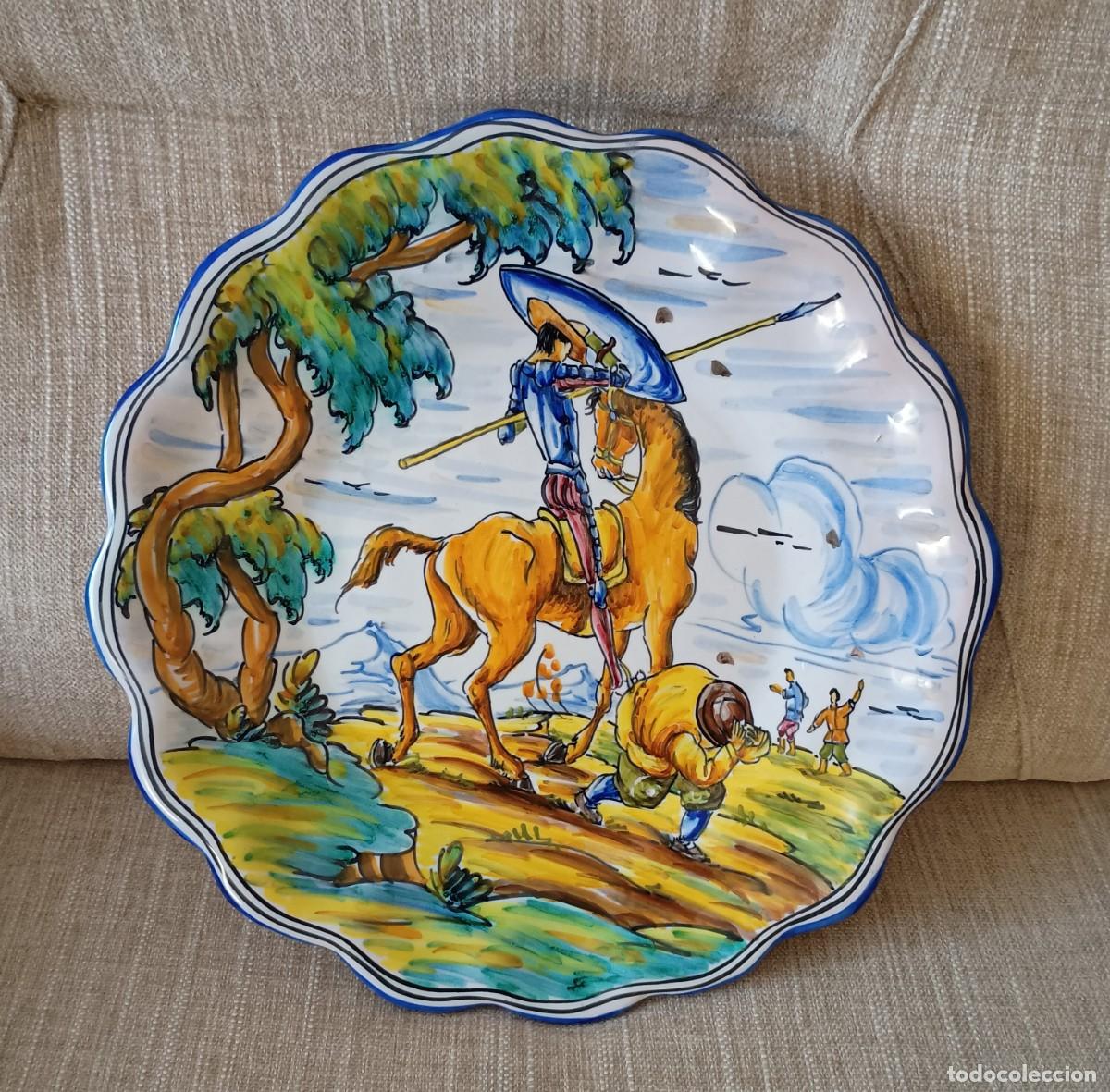 Antiguidades: ANTIGUO PLATO DE CERAMICA DE TALAVERA
