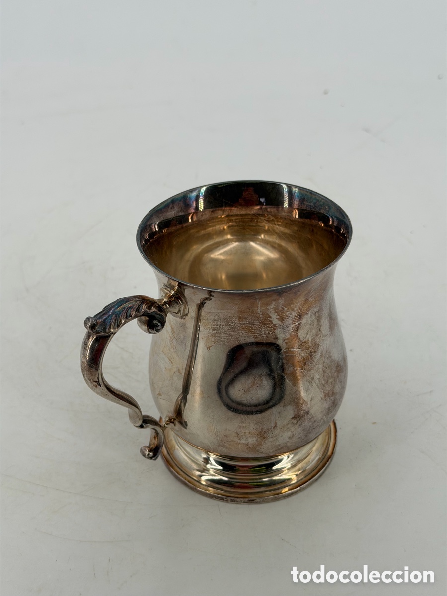 Antig&uuml;edades: Antigua Jarra Inglesa Plateada - Foto 4