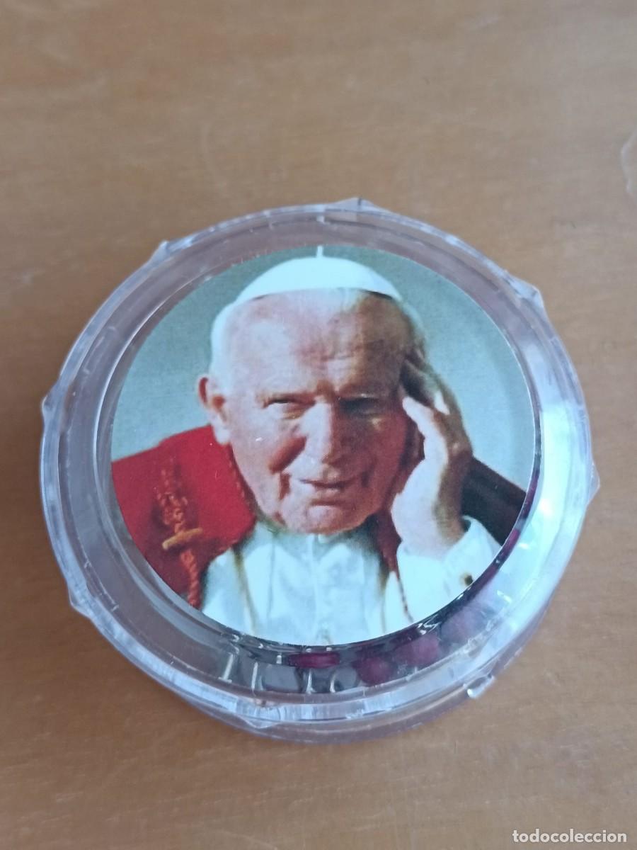 Antig&uuml;edades: Rosario bendecido por el Papa Juan Pablo