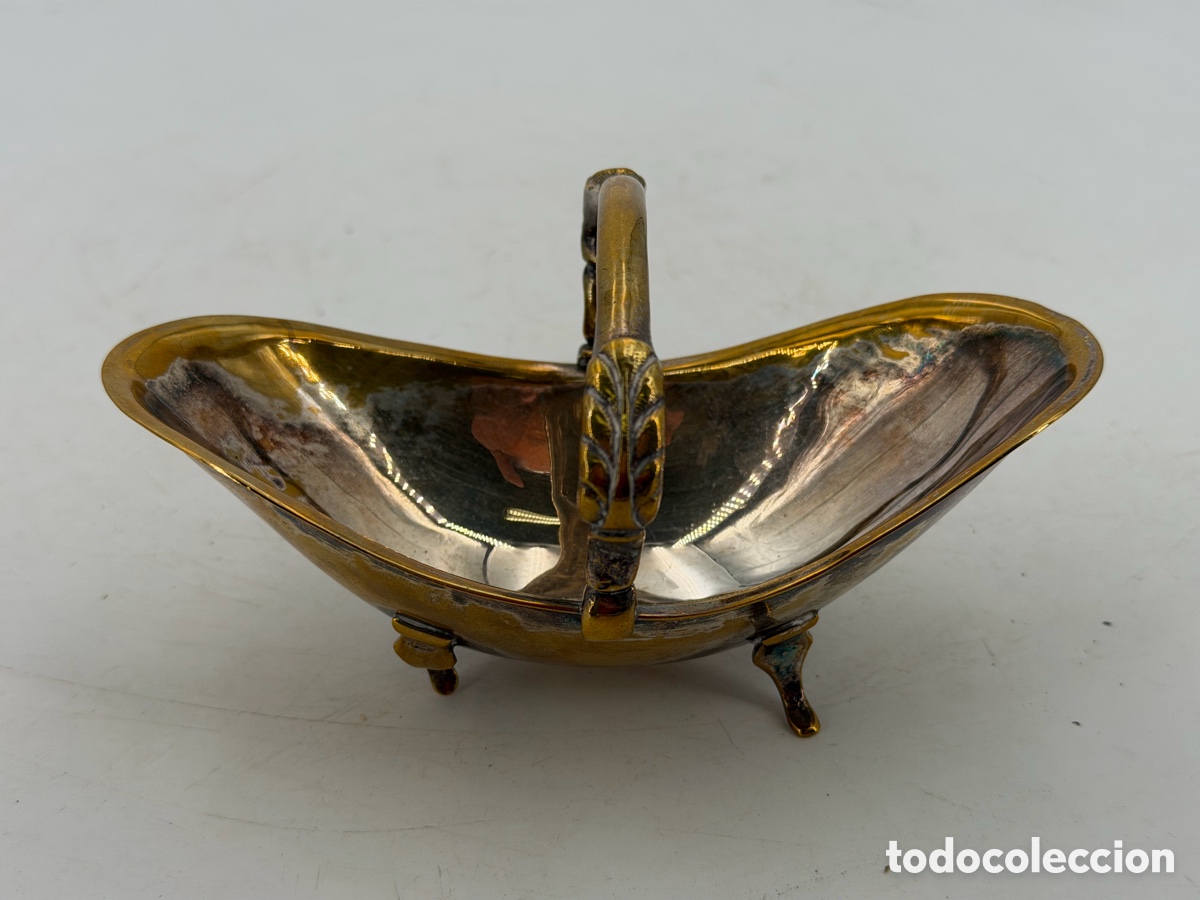 Antig&uuml;edades: Antigua Bandeja Plateada - Foto 2