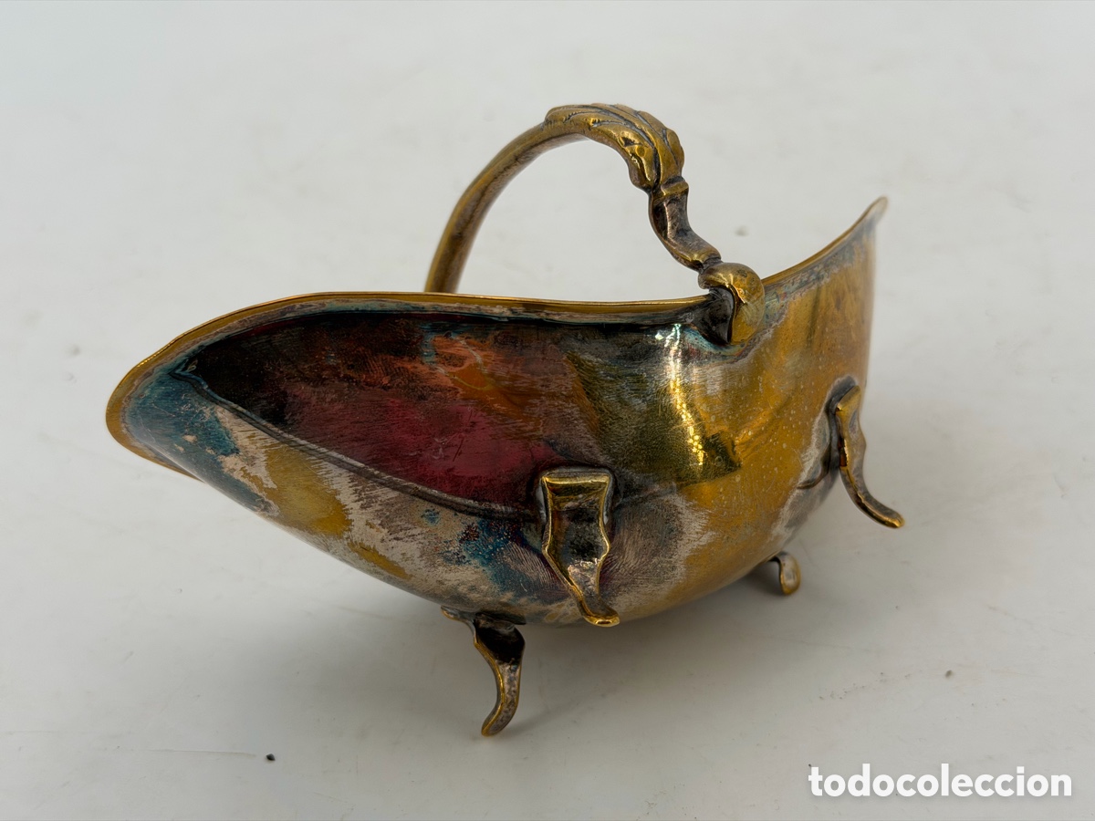 Antig&uuml;edades: Antigua Bandeja Plateada - Foto 4