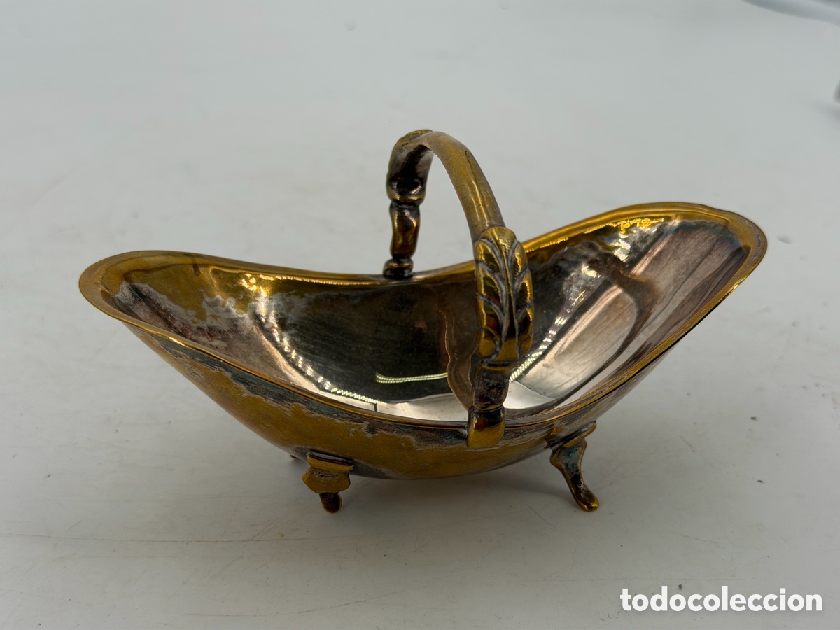 Antig&uuml;edades: Antigua Bandeja Plateada - Foto 5