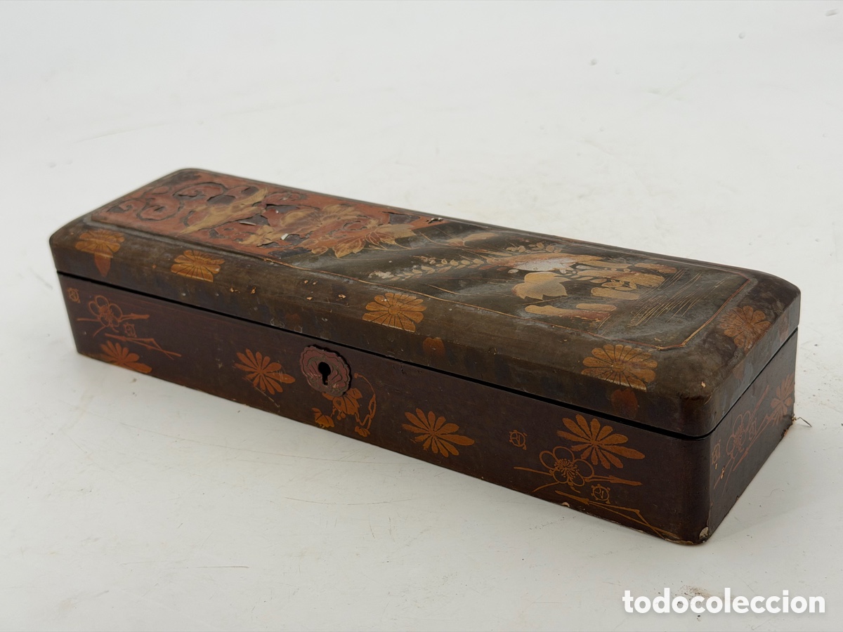 Antig&uuml;edades: Antigua Caja con Relieves - Foto 6