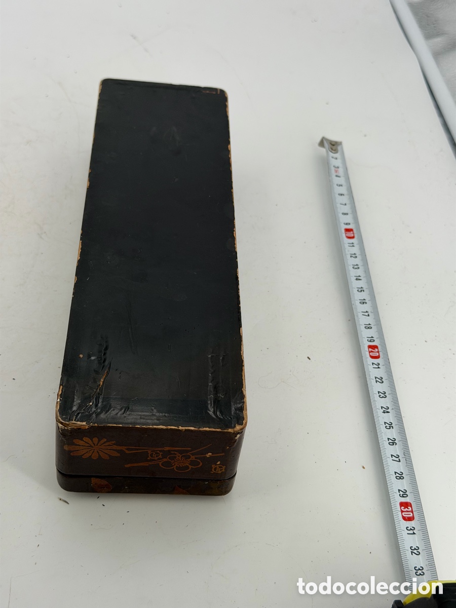Antig&uuml;edades: Antigua Caja con Relieves - Foto 7