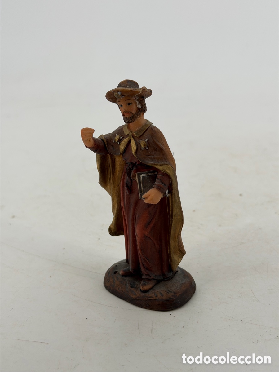 Antig&uuml;edades: Figura de Santo Vintage - Foto 5