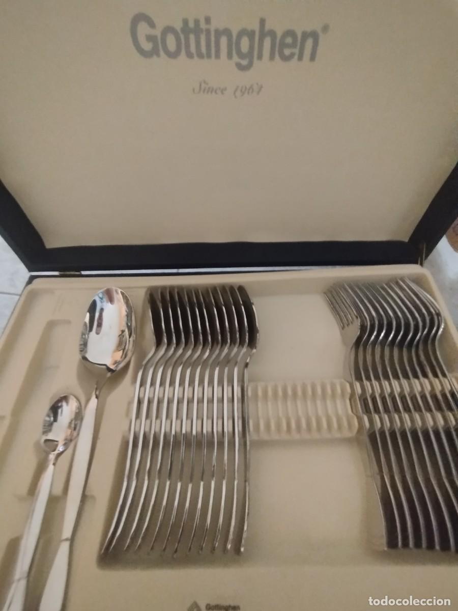 Antig&uuml;edades: Caja Gottinghen cubiertos 111 piezas