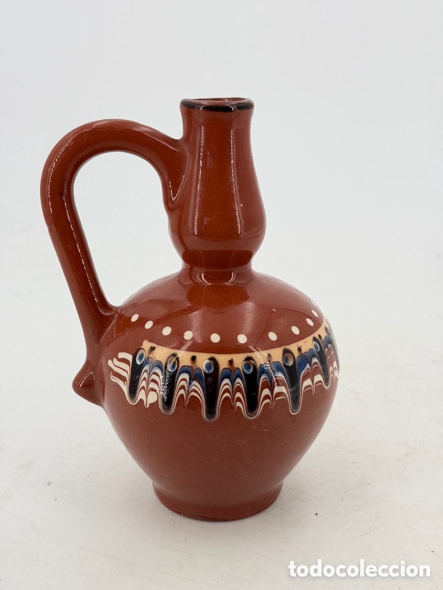 Antig&uuml;edades: Antigua Botella de Cer&aacute;mica - Foto 2