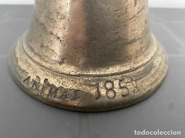 Antig&uuml;edades: CAMPANA DE BRONCE DEL SIGLO XIX - Foto 2