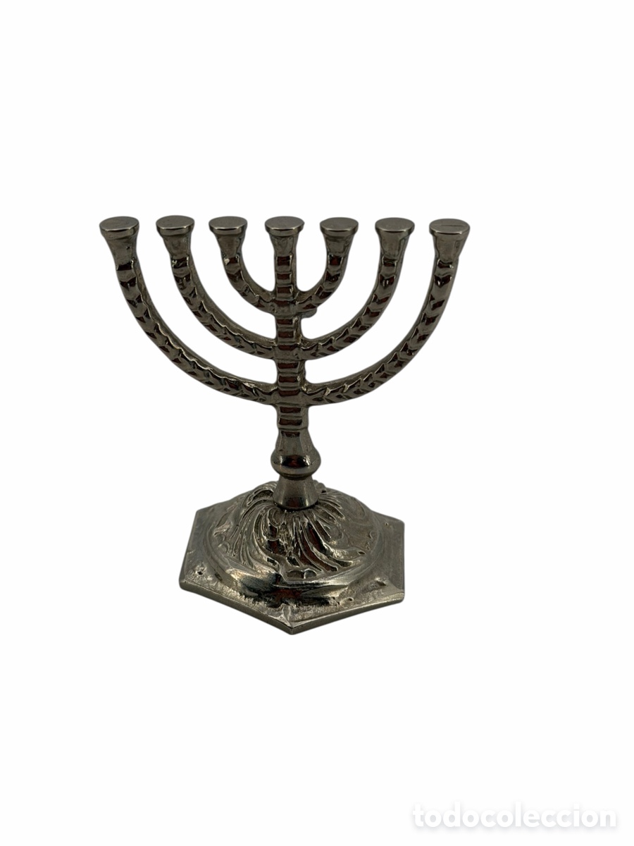 Antig&uuml;edades: Figura Candelabro Plateada
