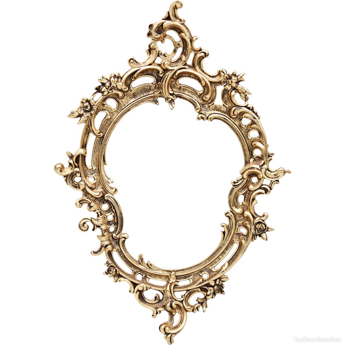 Antig&uuml;edades: Marco de bronce dorado de estilo Rococ&oacute;