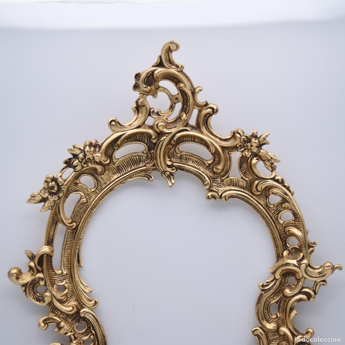 Antig&uuml;edades: Marco de bronce dorado de estilo Rococ&oacute; - Foto 4