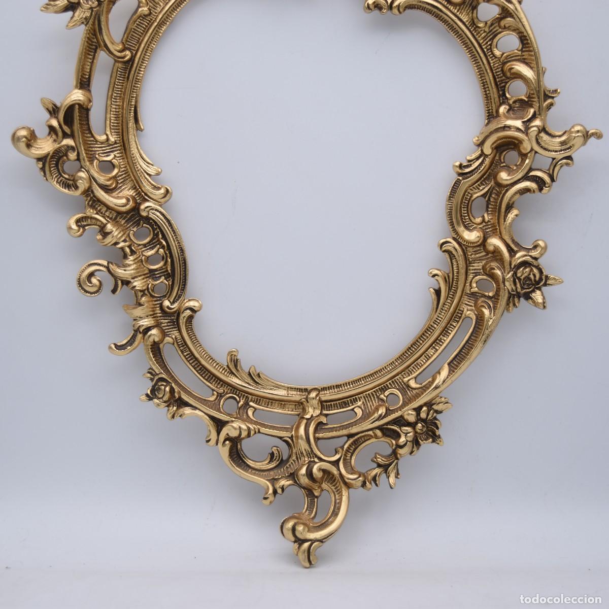 Antig&uuml;edades: Marco de bronce dorado de estilo Rococ&oacute; - Foto 5