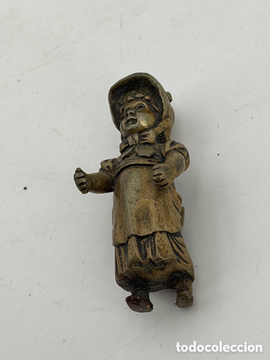 Antig&uuml;edades: Figura Antigua de Bronce - Foto 3