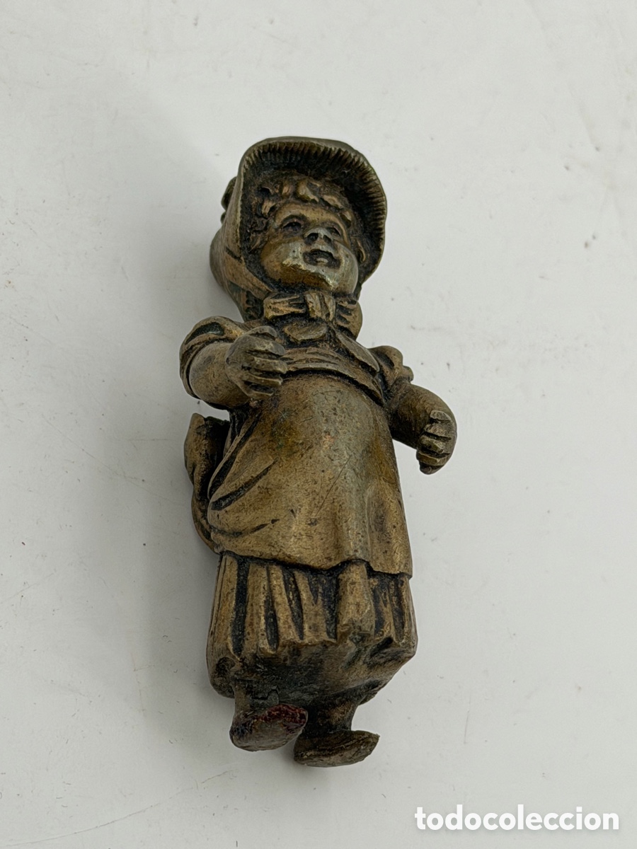 Antig&uuml;edades: Figura Antigua de Bronce - Foto 4