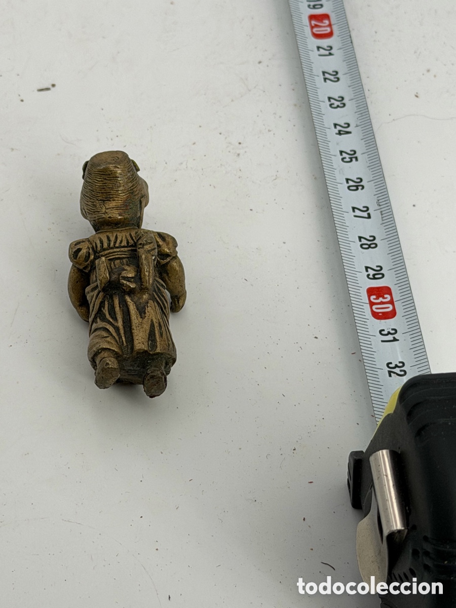 Antig&uuml;edades: Figura Antigua de Bronce - Foto 5