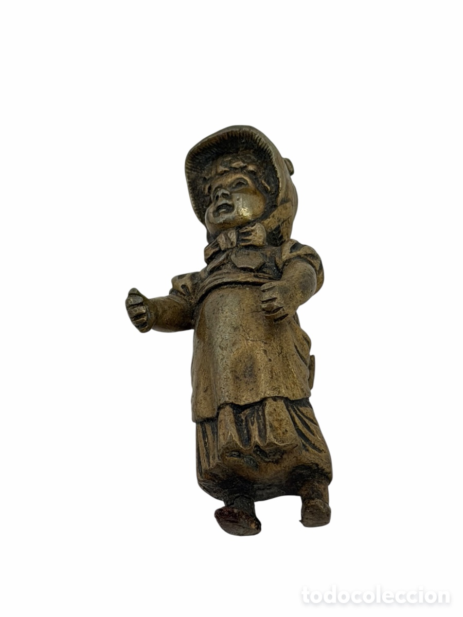 Antig&uuml;edades: Figura Antigua de Bronce - Foto 1
